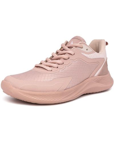 Nautica Fashion Slip-On Sneaker Jogger Comfort Running Shoes-CANVEY-Radical - Rosa