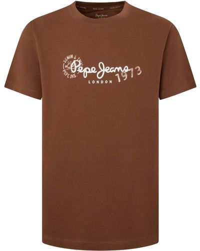 Pepe Jeans Camille T-Shirt - Braun