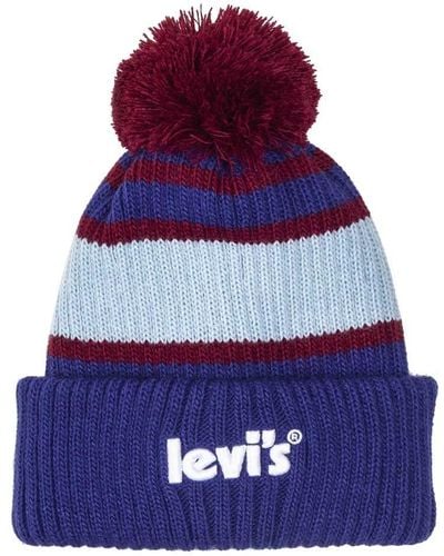 Levi's Levis Footwear And Accessories Holiday Beanie Hoed - Paars