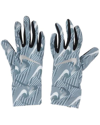 Nike Gloves Printed Lightweight Tech Running - Blue