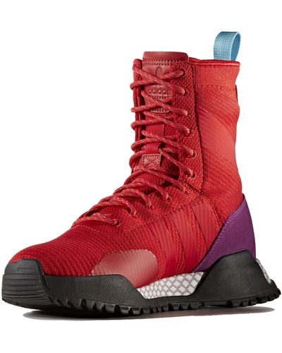 adidas Originals AF 1.3 PK Primeknit Boot Red/Purple/Black - Rosso