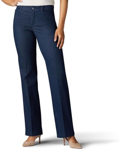 Lee Jeans Flex Motion Regular Fit Trouser Pant Unterhose - Blau
