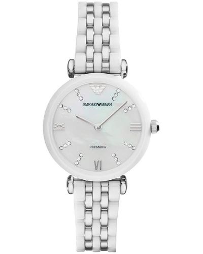 Emporio Armani AR1488 Armbanduhr - Weiß