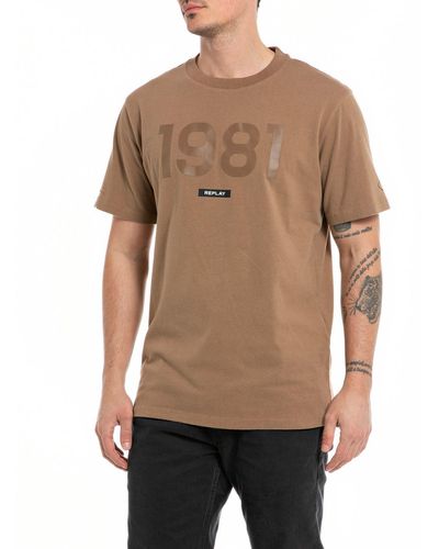 Replay M6682 T-shirt - Brown