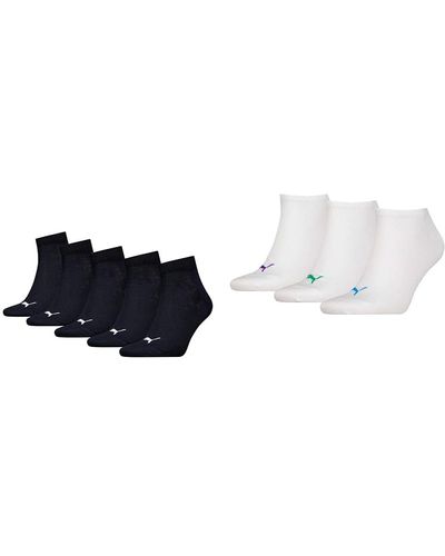 PUMA Socken Schwarz 47-49 Socken Weiß 47-49 - Multicolore