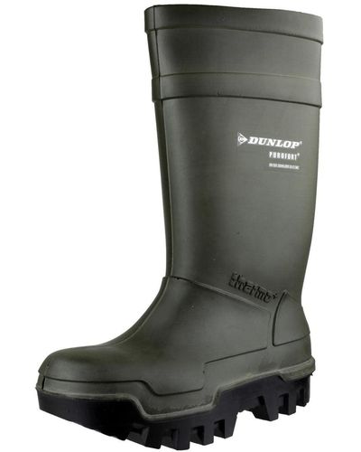 Dunlop C462933 S5 PUROFORT -Erwachsene Langschaft Gummistiefel - Grün