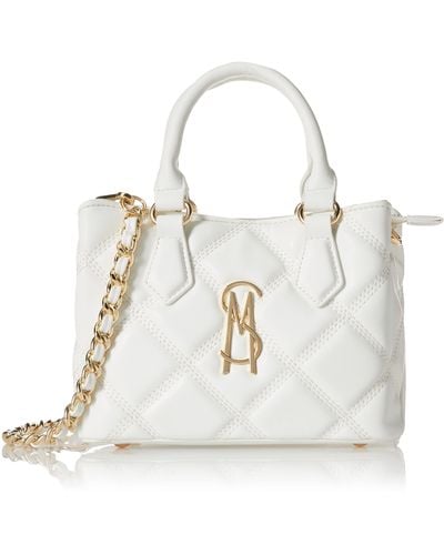 Steve Madden Mickey Quilted Satchel - White