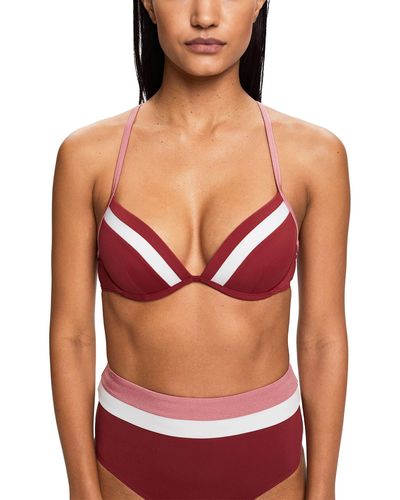 Esprit Tayrona Beach Rcs Pad.plunge Bikini - Multicolour