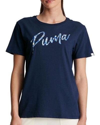 PUMA Live In T-shirt - Blue