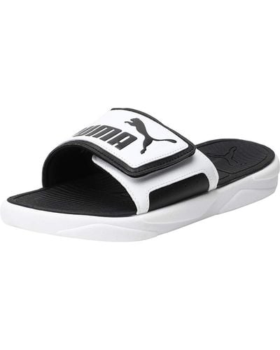 PUMA Adults Royalcat Comfort Slide Sandals - Negro