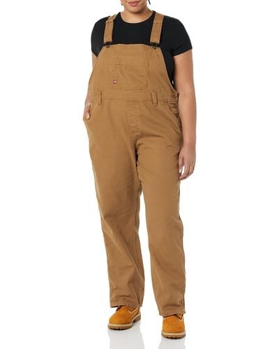 Dickies Plus Relaxed Fit Straight Leg Bib Overalls - Multicolor
