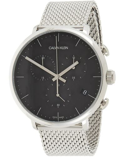 Calvin Klein Adult Chronograph Quartz Watch With Stainless Steel Strap K8m27121 - Multicolour