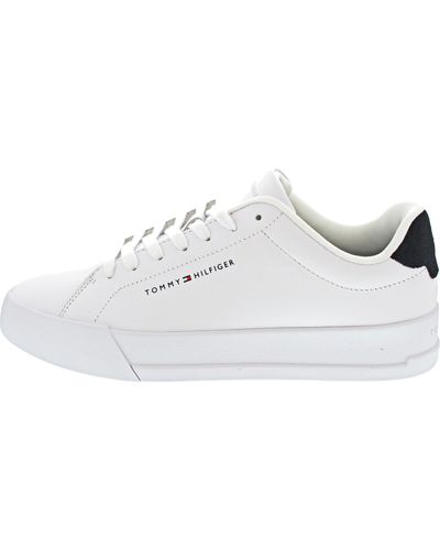 Tommy Hilfiger Court Leather Trainers - Black
