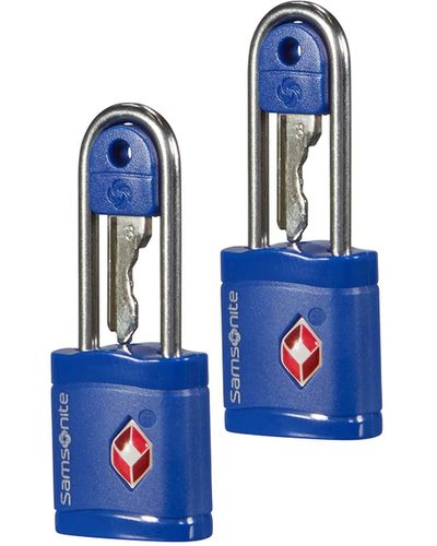 Samsonite Global Travel Accessories Tsa Key Luggage Lock 2x - Blue