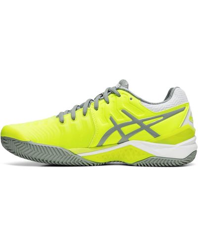 Asics Gel-Resolution 7 Clay Court Tennis Shoe - Gelb