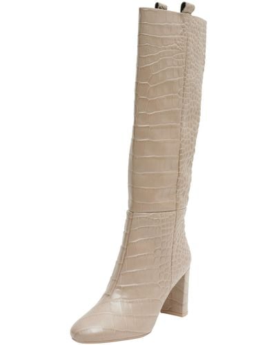 Geox D Pheby 80 Knee High Boot - Natural