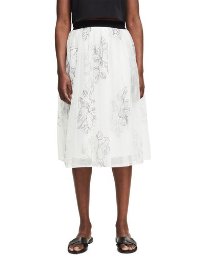 Esprit Collection 042eo1d312 Skirt - White