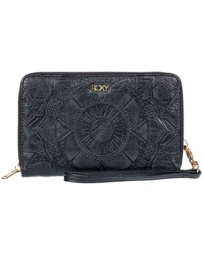 Roxy Back In Brooklyn Wallet Anthracite One Size - Black