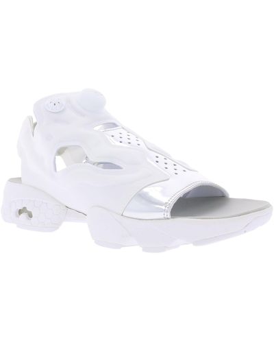Reebok Classic Instapump Fury Sandal Mag Schuhe Sandale Outdoor-Sandale Weiß mit Fersenriemen