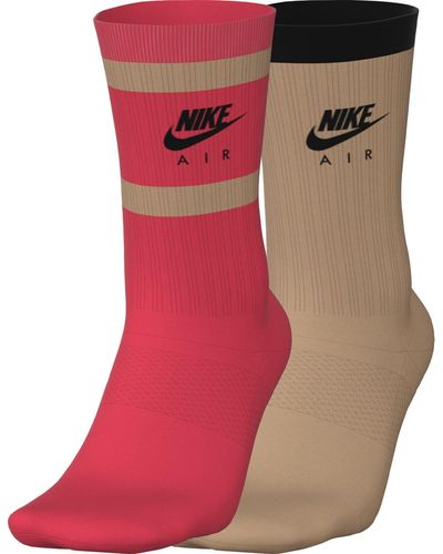 Nike U Nk Everyday Essential Crew Sokken - Roze