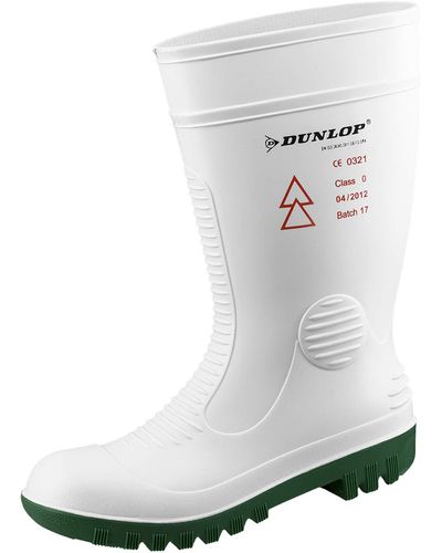 Dunlop Sicherheitsstiefel Acifort Safety HV weiß/grün 044 - Grau