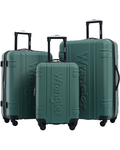 Wrangler Set di valigie da viaggio astrali da 3 pezzi - Verde