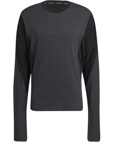 adidas M Wb Ls Tee Longshirt - Zwart