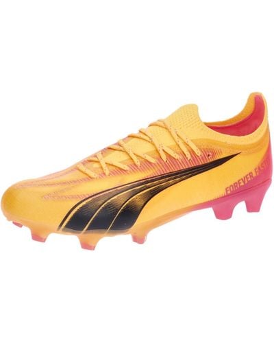 PUMA Chaussures de football Ultra Ultimate FG/AG 107744 Sun Stream- Black-Sunset Glow 44 - Orange