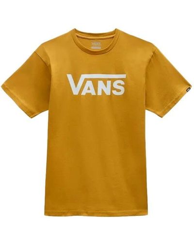 Vans La T-Shirt Classic è Realizzata in 100% Cotone Filato ad Anelli con vestibilità Classica e Grafica Davanti - Giallo