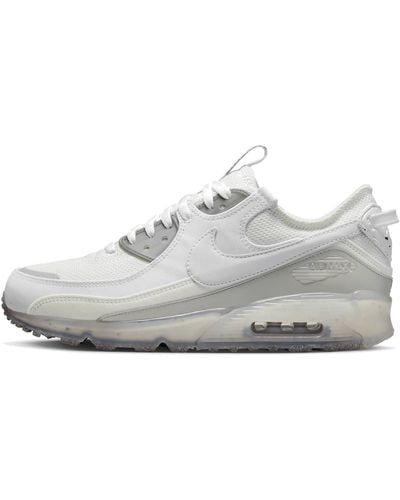 Nike Air Max Terrascape 90 Trainers Trainers Leather Shoes Dq3987 - White