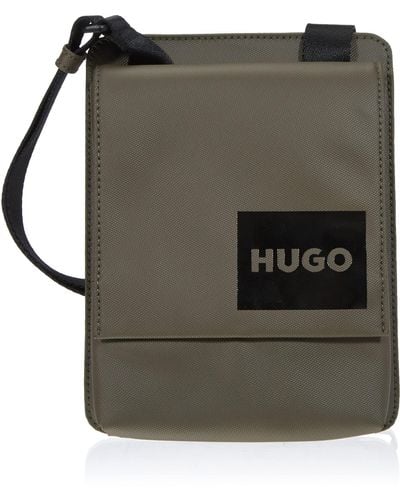 HUGO Quantum_NS flap Umhängetasche Dark Green309 One Size - Grün