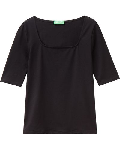 Benetton T-shirt 3903d4014 - Black