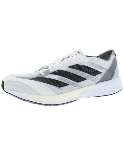 adidas Adizero Adios 7 White/black/grey 13 D
