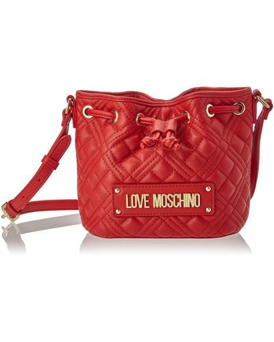 Love Moschino Borsa Quilted Pu Rosso