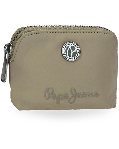 Pepe Jeans Corin Portemonnee Groen 11,5 X 8,5 X 1,5 Cm Polyester En Pu Van Joumma Bags