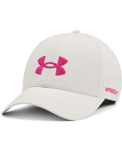 Under Armour S Golf Cap White/pink One Size