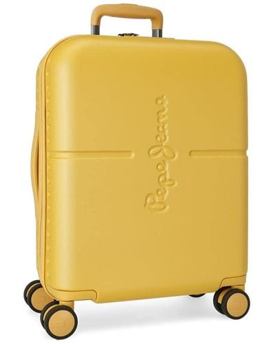 Pepe Jeans Highlight Medium Suitcase - Yellow