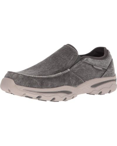 Skechers S Relaxed Fit-creston-moseco Moccasin - Black
