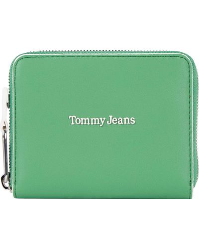 Tommy Hilfiger Kleine Geldbörse mit Reißverschluss - Grün