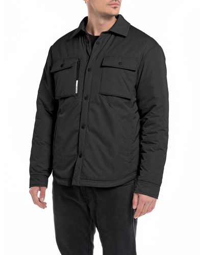 Replay M8361 Shirt Jacket - Black
