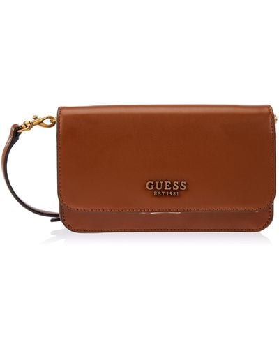 Guess Noelle Xbody Flap Organizer - Bruin