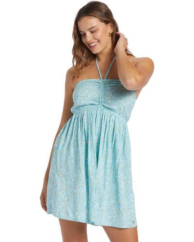 Roxy Happy Hour Minikleid Lässiges Kleid - Blau