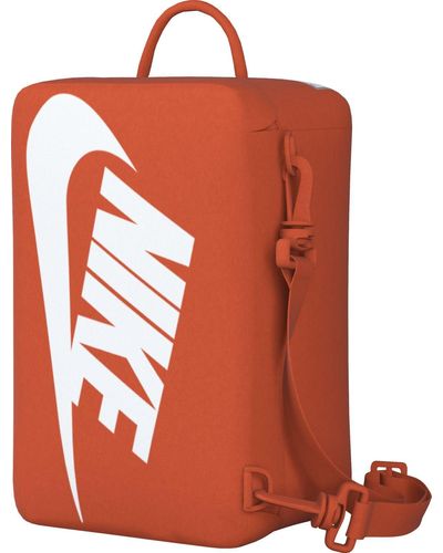 Nike Dv6092-870 Gym Bag Adult Orange/orange/white Size Misc