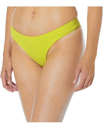 HUGO Kultige Slim Fit brasilianische Badeanzughose Badeanzug-separat - Gelb