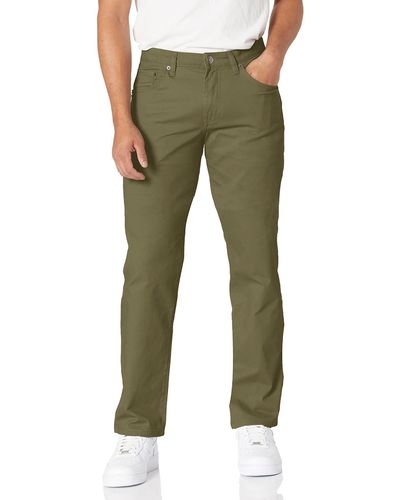 Amazon Essentials Relaxed-Fit 5-Pocket Stretch Twill Pant Casual-Pants - Verde