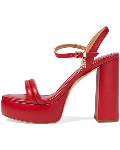 Michael Kors Laci Platform Sandal - Red