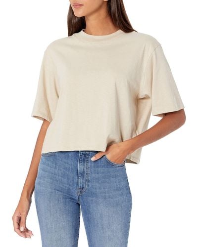 The Drop Sydney Short-sleeve Cropped Crew Neck T-shirt - Multicolor