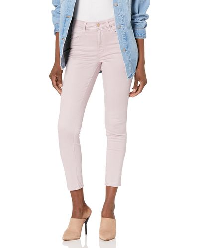 Guess Eco Stretch Mid-rise Sexy Curve Skinny Fit Pant - Pink