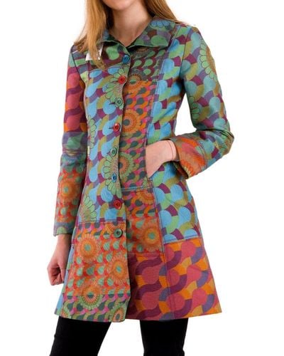 Desigual Gardenette Coat - Multicolour