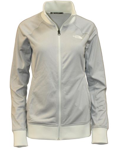 The North Face Tech Full Zip Fleece Shirt Top Jacket - Grey